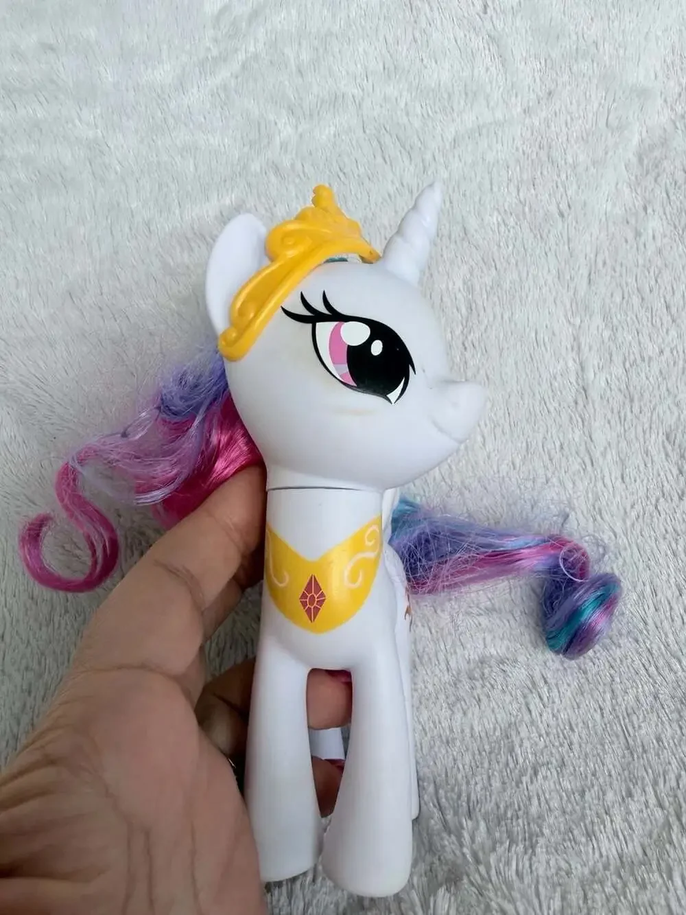 My Little Pony 6” Lot of 3 Celestia, Rarity, Twilight Sparkle Brushable 2016